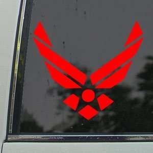  US Air Force Military Red Decal Truck Window Red Sticker 