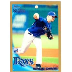  2010 Topps Gold #162 Wade Davis (RC)   Tampa Bay Rays 