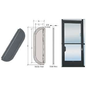 CRL Dark Bronze 2 5/8 x 9 5/8 Deluxe Mail Slot With Glass Channel 