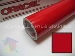 Roll 24 X 10 Red Oracal 651 Sign Cutting Vinyl  