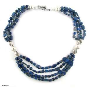  Lapis lazuli necklace, Blue Harmony Jewelry
