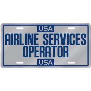  New  Usa Airline Services Operator  License Plate 