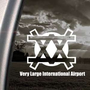    Very Large International Airport Decal Military Soldier Automotive