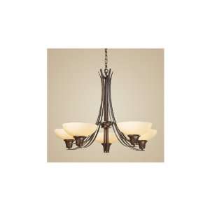  Westmore Lighting 5 Light Chandelier in Dark Umber CH50016 