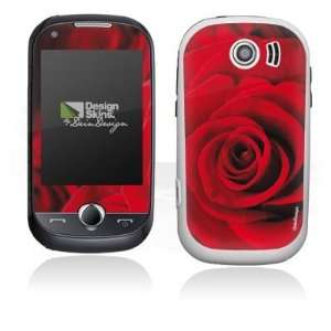   Skins for Samsung B5310 Corby Pro   Red Rose Design Folie Electronics