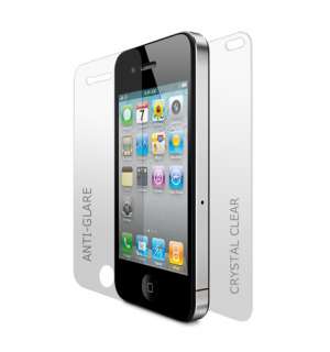 4x Screen Protector iPhone 4 4S Full Body Anti Glare Front + Ultra 
