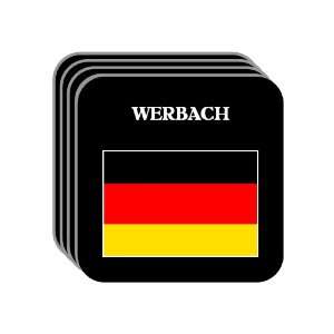  Germany   WERBACH Set of 4 Mini Mousepad Coasters 