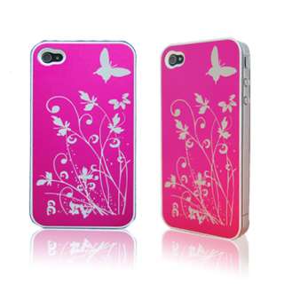 Color Butterfly Designer Hard Case Cover For iPhone 4  
