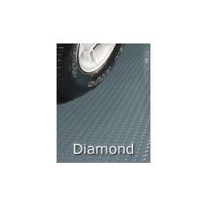   5X17 Garage Floor Mat Diamond Tread   Slate Gray
