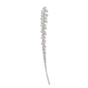  8.5 Beaded Icicle Ornament Clear (Pack of 36)