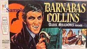 1960s BARNABAS COLLINS Dark Shadows game box cover magnet   new 
