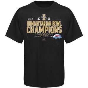   Black 2009 Humanitarian Bowl Champions T shirt