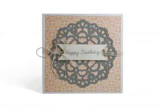 NEW RELEASE Cut & Emboss Lifestyle Crafts QuicKutz Die ~ ANTIQUE DOILY 