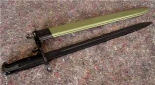 M1 Garand Bayonet 10 Blade W/ Sheath New Exc. Repro.  