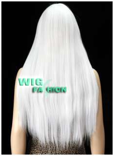Anime Cosplay Wig Long White Hair Wigs CG36  
