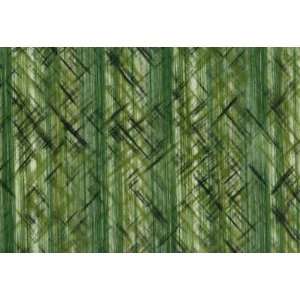  CAM FHICA2 Criss Crosses on Menium Green Stripe Fabric By 