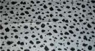 Cranston White w/Black Spots Cotton Fabric Looks Like a Dalmation 