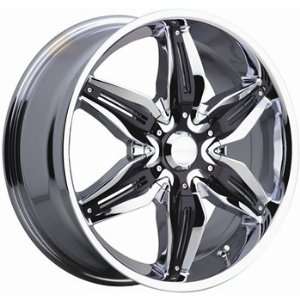  18x7.5 Chrome Wheel Akuza Rissa 5x115 5x120 Automotive