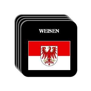  Brandenburg   WEISEN Set of 4 Mini Mousepad Coasters 