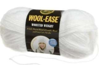 Lion Brand Wool Ease Yarn   White Frost  