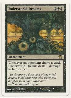 MTG Underworld Dreams x1 NM 8th Edition Rare Black Enchantment CCG TCG 