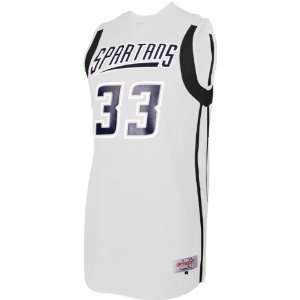   Low Post Fitted Custom Basketball Jerseys WHITE/BLACK (JERSEY ONLY) AL