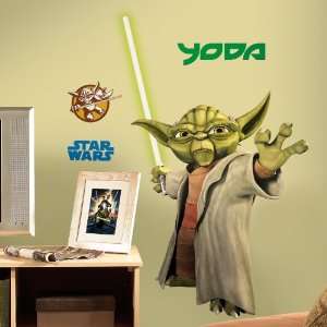   By York Wallcoverings Yoda Removable Wall Decorations 