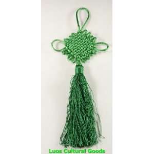  Feng Shui Green Chinese Knot Tassel for General Good Luck 