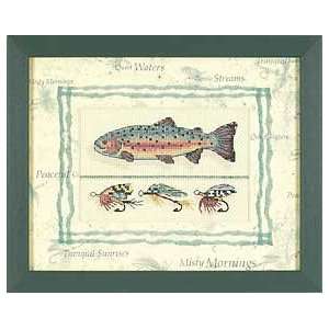  Matted Accents Fishermans Vision Counted Cross Stitch Kit 