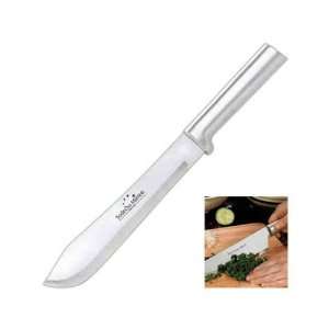  Old fashioned butcher knife with aluminum handle and 