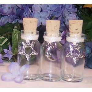  Potion Bottles   Large Moon and Stars. Health & Personal 