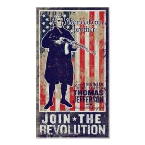 Jefferson Revolution Propaganda Print