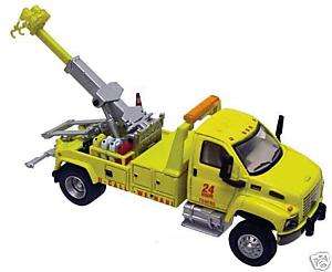 GMC TOPKICK TOW TRUCK (YELLOW)187th/HO SCALE DIECAST  