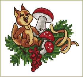 Tiny Christmas Trifles Machine Embroidery Designs Set in Cross Stitch 