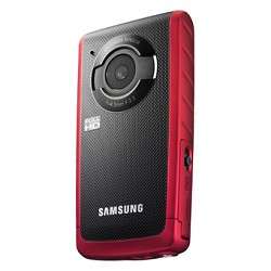 Samsung HMX W200 Waterproof Full HD 1080P Action Camcorder (Red 