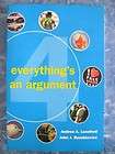Everythings an Argument John Ruszkiewicz Andrea Lunsford 2006 4th ed 