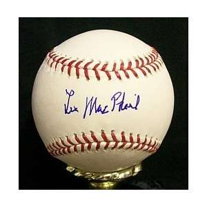 Lee McPhail Autographed Baseball HOF 98 
