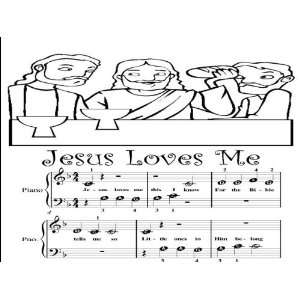  Jesus Loves Me Beginner Tots Piano Sheet Music Christian 