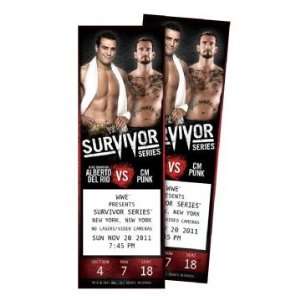 CM Punk vs. Alberto Del Rio 2 Pack SS Commemorative Ticket Package 