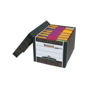  R Kive Woodgrain File Storage Box w/Lid