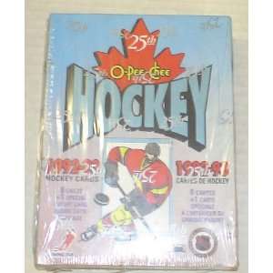  O pee chee Carton of 1992/1993 Hockey Trading Cards (36 