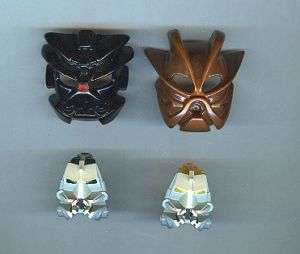 Used Lego Bionicle Mata Nui Toa Nuva Onua & Pohatu Mask  