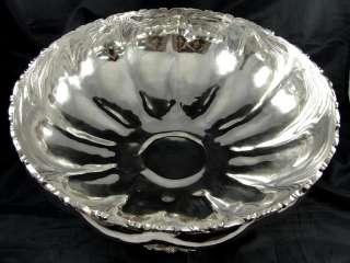 LM Mexico 925 Sterling Silver Pedestal Punch Bowl & Serving Cups
