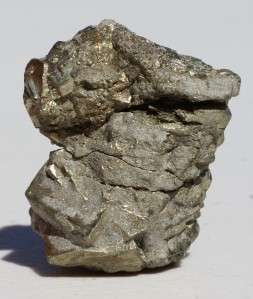 Flashy Stacked Nugget PYRITE Cubic Crystal Cluster  