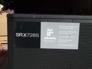 JBL SRX728S Dual 18 Subwoofer, 6400 Watt max., MINT  