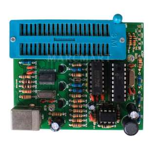 USB DIP PIC Development Programmer Board Kit ICSP+Cable  