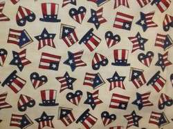 Patriotic print 4th of July Sewing fabric Michael Miller Americana 2 
