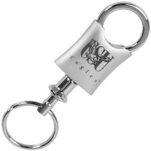  NCAA Coppin State Eagles Brushed Metal Valet Keychain 