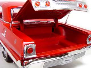 1963 CHEVROLET IMPALA HT RED 118 DIECAST MODEL CAR  