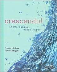 Crescendo   With CD, (0470425857), Francesca Italiano, Textbooks 
